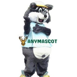 Happy Lightweight Raccoon Mascot Costume