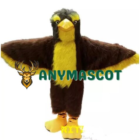 Brown Eagle Mascot Costume