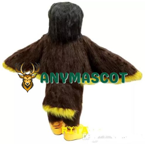 Brown Eagle Mascot Costume