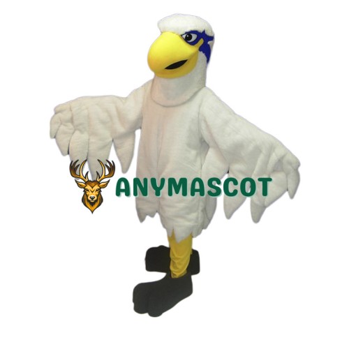 White Lightweight Hawk Mascot Costume
