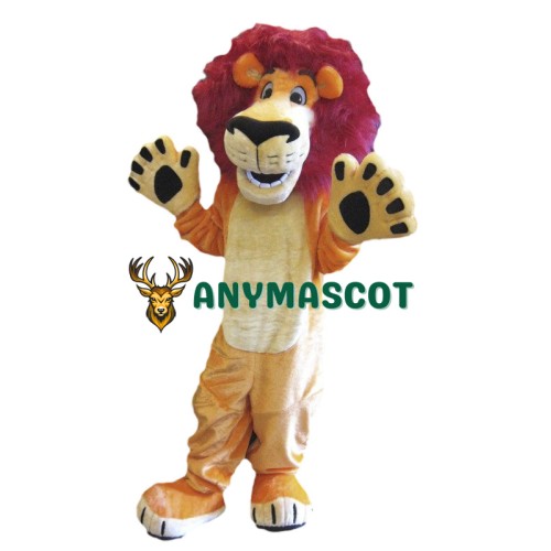 Friendly Lightweight Animal Lion Mascot Costume