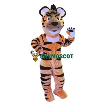 Happy Lightweight Animal Tiger Mascot Costume