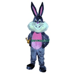 Happy Lightweight Bunny Rabbit Mascot Costume