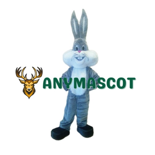 Grey Lightweight Rabbit Mascot Costume