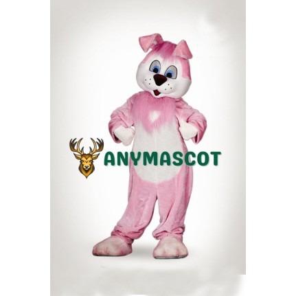 Cute Pink Rabbit Mascot Costume