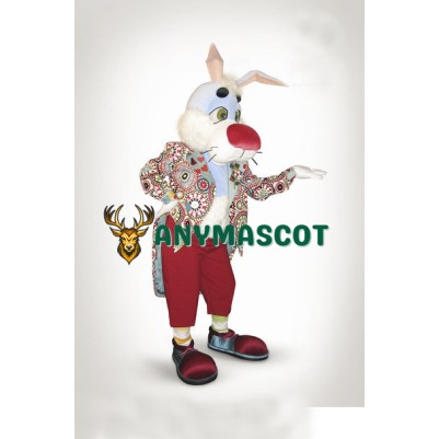 Gent Rabbit Mascot Costume