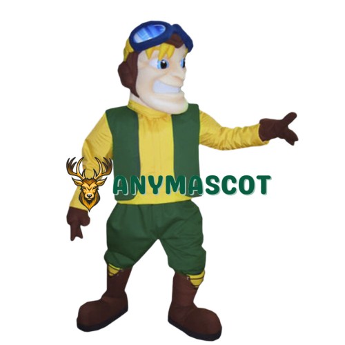 Aviator Mascot Costume