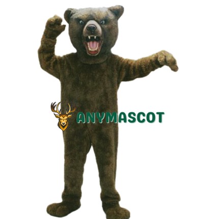 Fierce Animal Grizzly Bear Mascot Costume