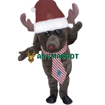 Christmas Moose Mascot Costume