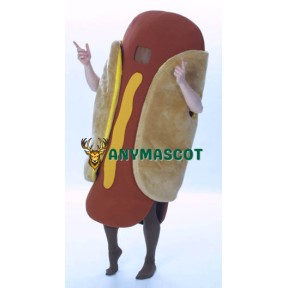 Hot Dog Mascot Costume