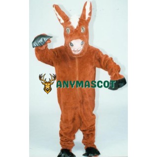 Friendly Donkey Mascot Costume