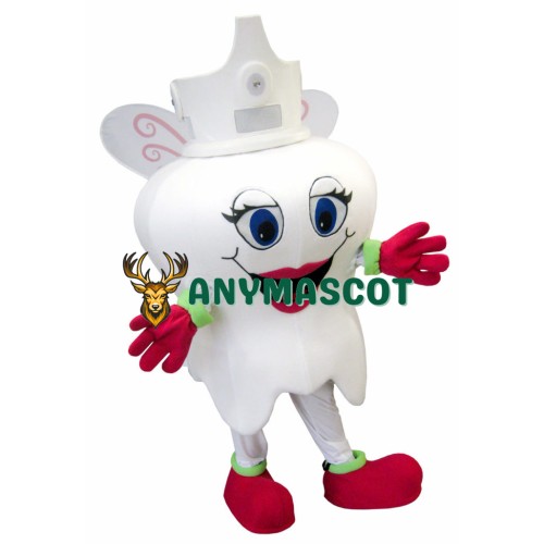 Cute Tooth Mascot Costume