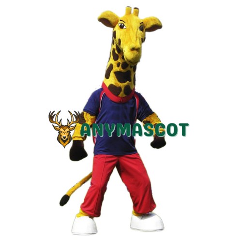 Sport Giraffe Mascot Costume