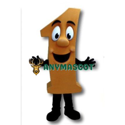 Number 1 Mascot Costume