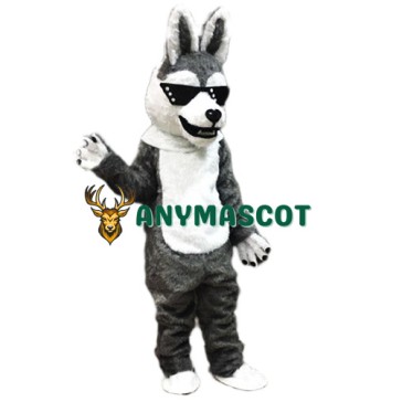 Cool Husky Dog Mascot Costume