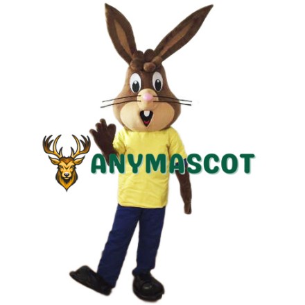 Friendly Lightweight Rabbit Mascot Costume