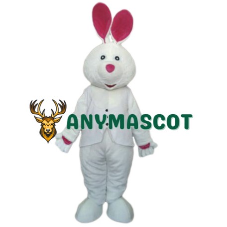 Easter White Bunny Rabbit Mascot Costume