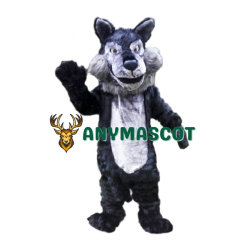 Plush Wolf Mascot Costume