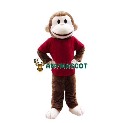 Happy Lightweight Monkey Mascot Costume