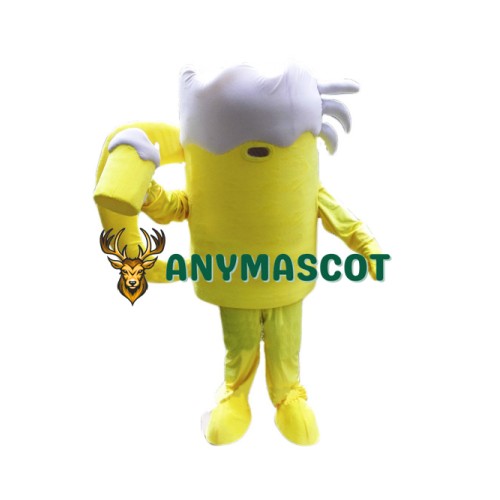 Cold Beer Cup Mascot Costume