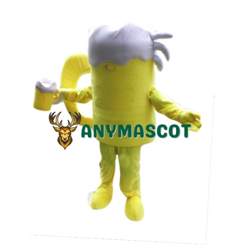Cold Beer Cup Mascot Costume