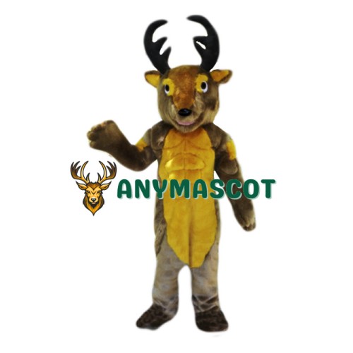 Power Muscular Deer Mascot Costume