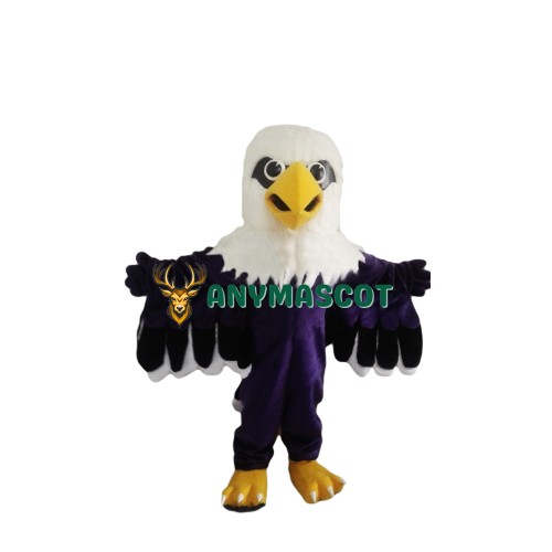 Purple Eagle Mascot Costume