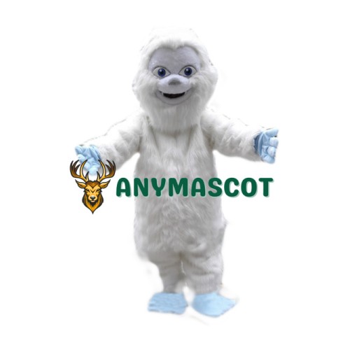Cute Yeti Snowman Mascot Costume