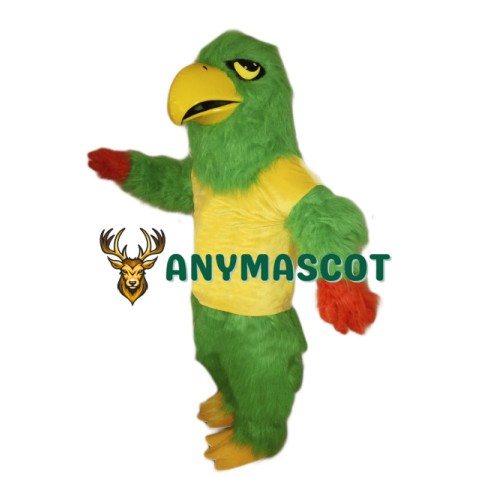 Green Falcon Mascot Costume