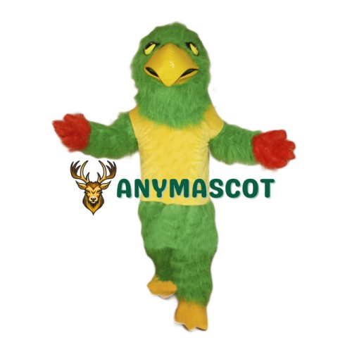 Green Falcon Mascot Costume