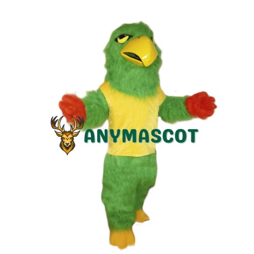 Green Falcon Mascot Costume