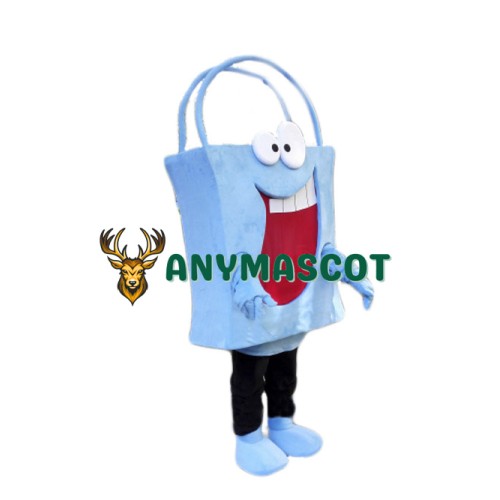 Blue Bag Mascot Costume