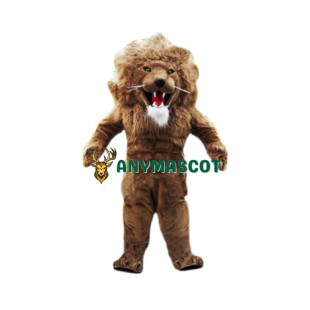 Fierce Muscular Lightweight Lion Mascot Costume