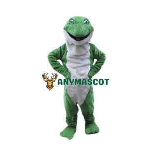 Plush Green Frog Mascot Costume