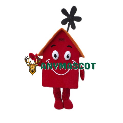 Red House Mascot Costume