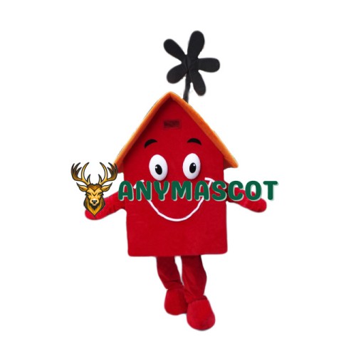 Red House Mascot Costume