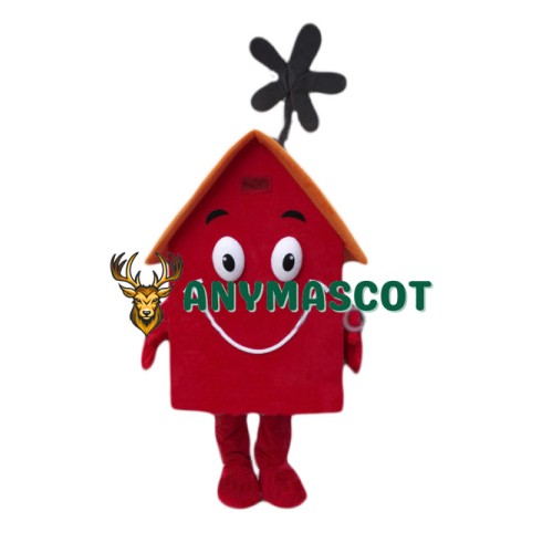 Red House Mascot Costume
