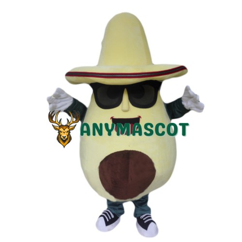 Avocado Mascot Costume
