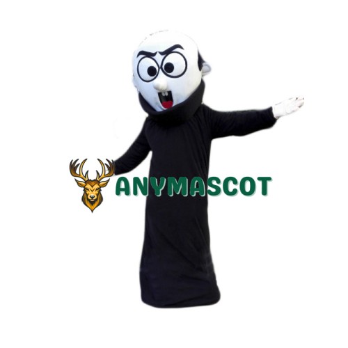 Black Devil Monster Mascot Costume