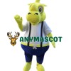 Yellow Rhino Mascot Costume