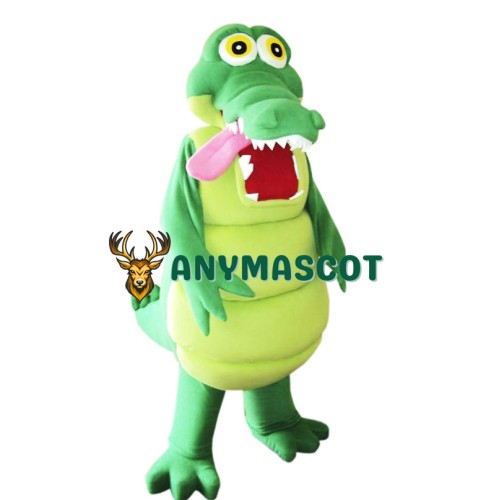 Happy Lightweight Alligator Mascot Costume