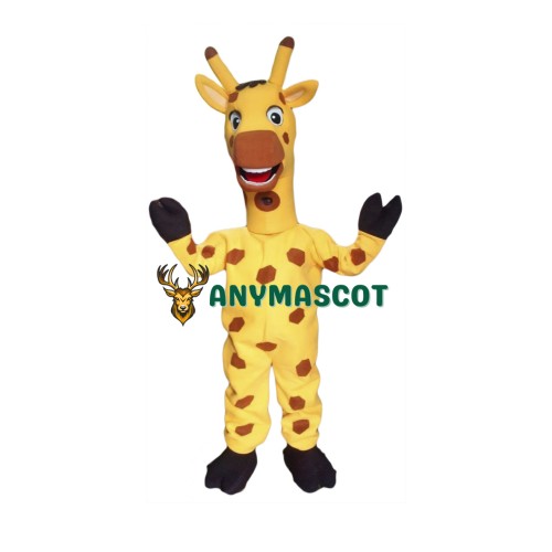 Friendly Lightweight Giraffe Mascot Costume