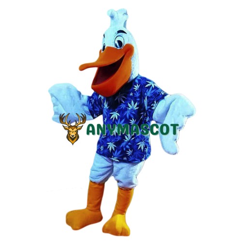 Happy Lightweight Pelican Mascot Costume
