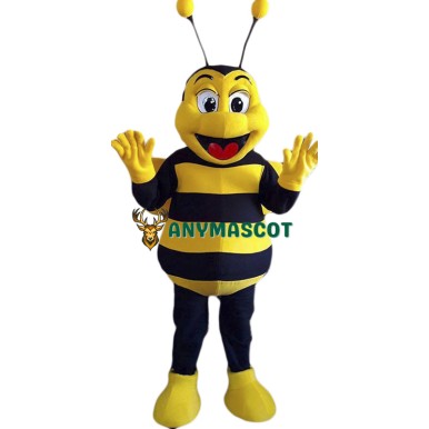 Happy Bee Mascot Costume