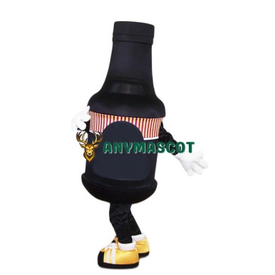 Black Bottle Mascot Costume