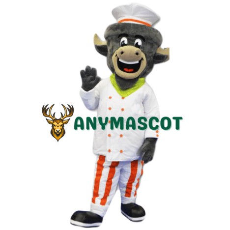 Chef Buffalo Mascot Costume