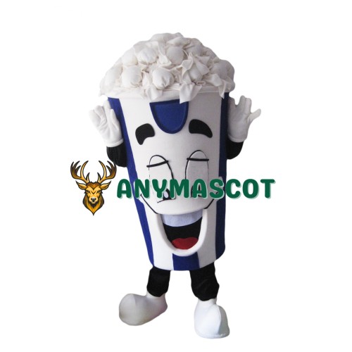 Happy Lightweight Popcorn Mascot Costume