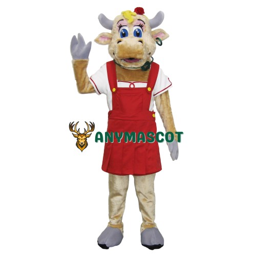 Female Cow Mascot Costume