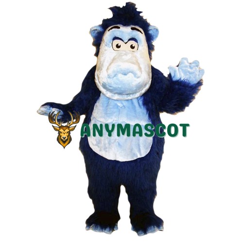 Blue Gorilla Mascot Costume