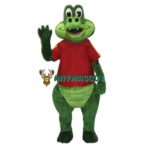 Happy Lightweight Crocodile Mascot Costume